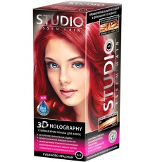Краска для волос Studio 6.5 Рубиново-красный