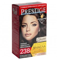 Краска для волос Prestige 238 Тёмный золотисто-коричневый