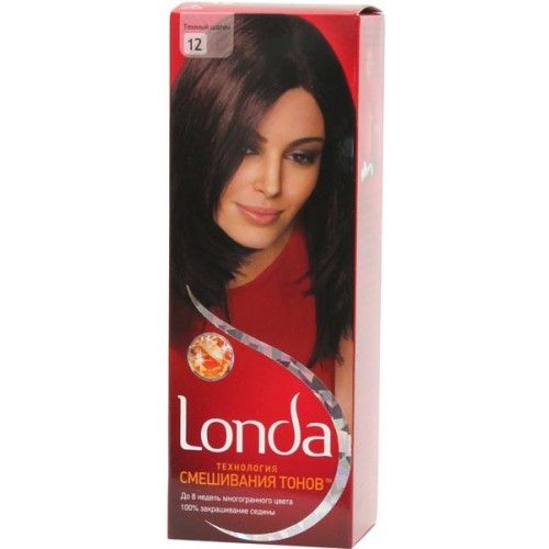 Краска для волос Londa Color 12 Тёмный шатен