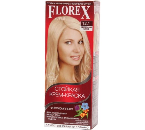 Краска для волос Florex Super 12.1 Жемчужный блонд