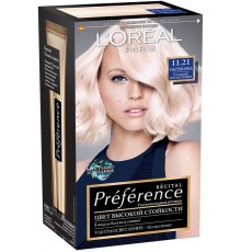 Краска для волос L'Oreal Preference Recital 11.21 Ультраблонд перламутровый