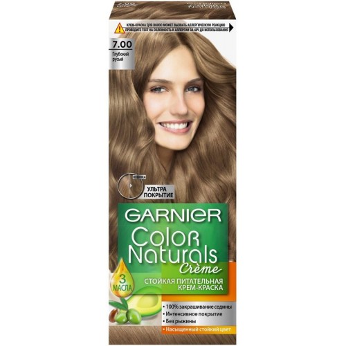 Краска для волос Garnier Color Naturals 7.00 Глубокий Русый