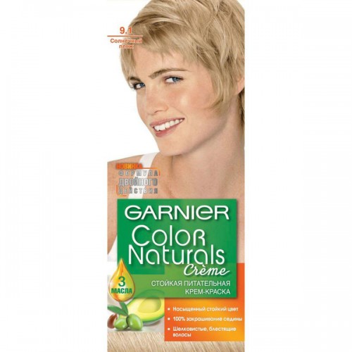 Краска для волос Garnier Color Naturals 9.1 Солнечный Пляж