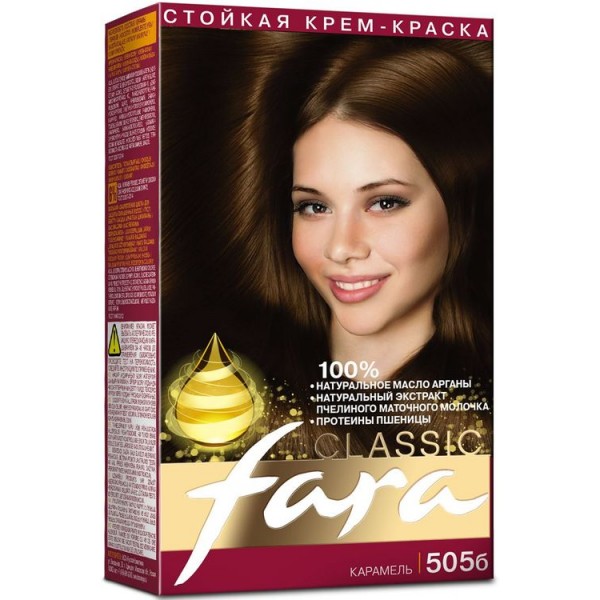 Краска для волос Fara Classic 505б Карамель Краска для волос Fara Classic 505б Карамель