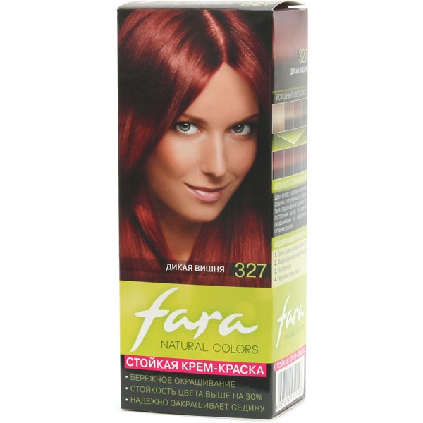 Краска для волос Fara Natural Colors 327 Дикая вишня Краска для волос Fara Natural Colors 327 Дикая вишня