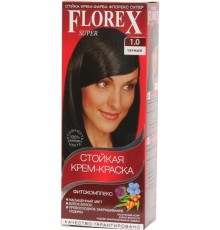 Краска для волос Florex Super 1.0 Чёрный