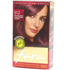 Краска для волос Fara Classic 512 Красное дерево с фиолетовым отливом