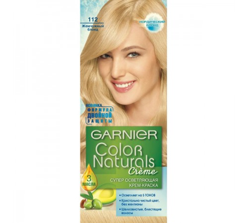 Краска для волос Garnier Color Naturals 112 Жемчужный Блондин