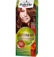 Краска для волос Palette Фитолиния 568 6-68 Карамельный Каштановый