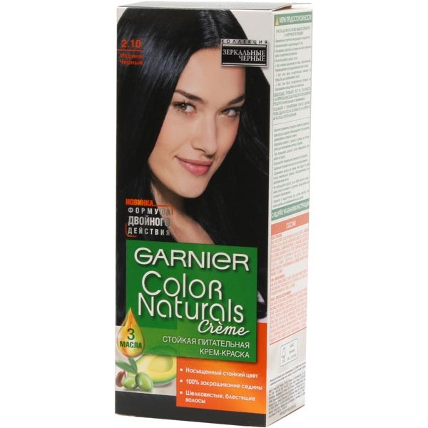 Краска для волос Garnier Color Naturals 2.10 Чёрно-синий Краска для волос Garnier Color Naturals 2.10 Чёрно-синий