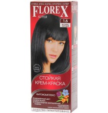 Краска для волос Florex Super 1.6 Иссиня-чёрный