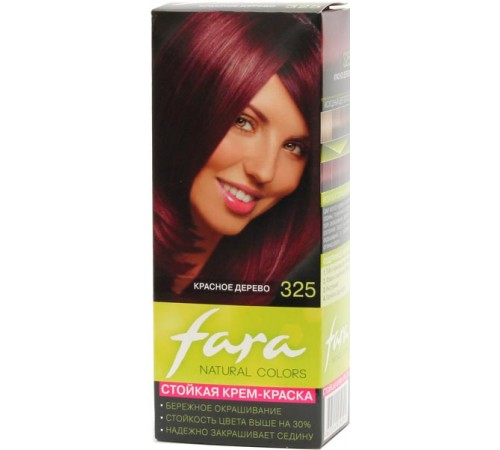 Краска для волос Fara Natural Colors 325 Красное дерево