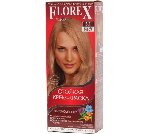 Краска для волос Florex Super 3.1 Светло-русый