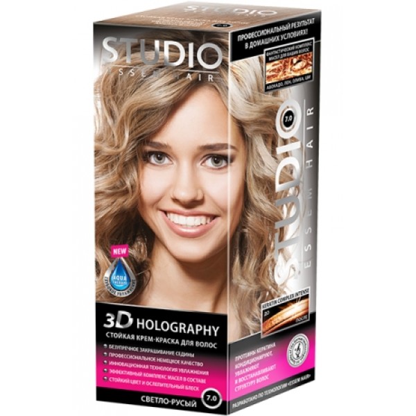 Краска для волос Studio 7.0 Светло-русый Краска для волос Studio 7.0 Светло-русый