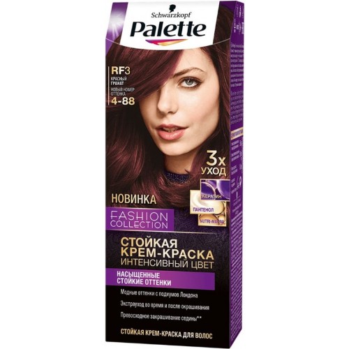 Краска для волос Palette RF3 Красный гранат