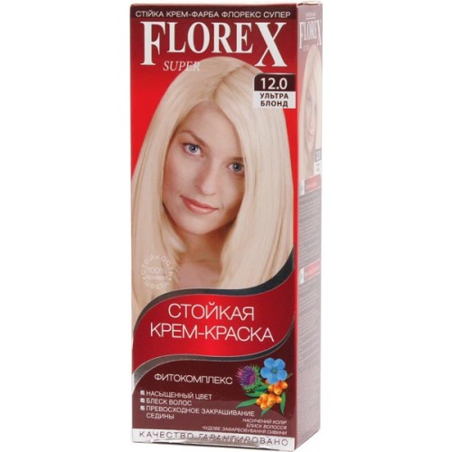 Краска для волос Florex Super 12.0 Ультра блонд