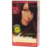 Краска для волос Fara Classic 512а Красное дерево темный с фиолетовым отливом