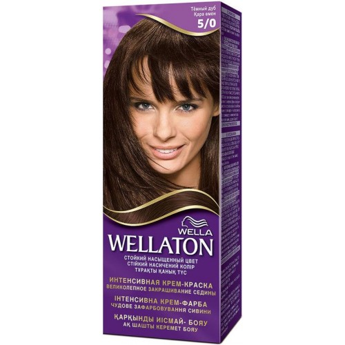 Краска для волос Wellaton 5/0 Темный дуб