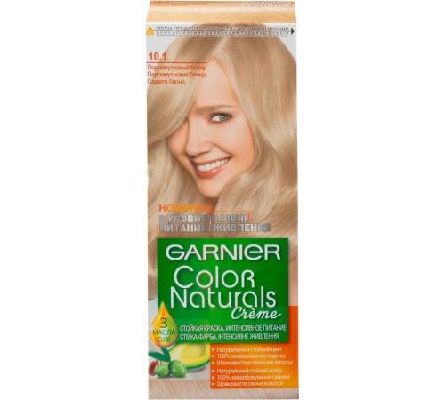 Краска для волос Garnier Color Naturals 10.1 Перламутровый блонд