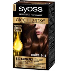 Краска для волос Syoss Oleo Intense 4-18 Шоколадный каштановый