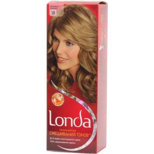 Краска для волос Londa Color 38 Бежевый блондин