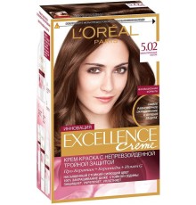 Краска для волос L'Oreal Excellence Creme 5.02 Обольстительный Каштан