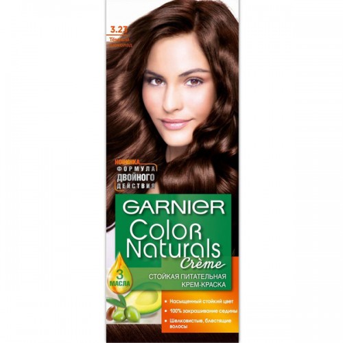 Краска для волос Garnier Color Naturals 3.23 Темный Шоколад