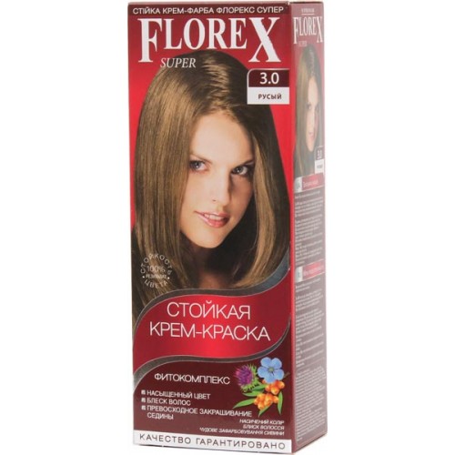 Краска для волос Florex Super 3.0 Русый