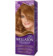 Краска для волос Wellaton 8/74 Шоколад с карамелью