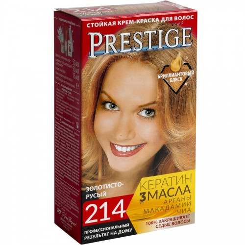 Краска для волос Prestige 214 Золотисто-русый