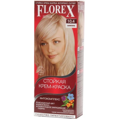 Краска для волос Florex Super 10.0 Шампань