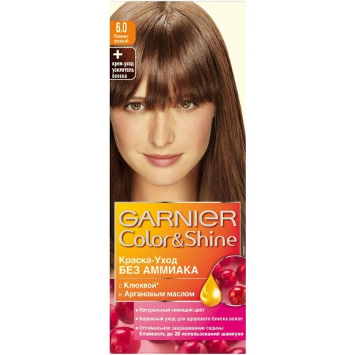 Краска для волос Garnier Color&Shine 6.0 Темно-русый