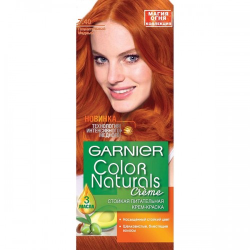Краска для волос Garnier Color Naturals 7.40 Пленительный Медный