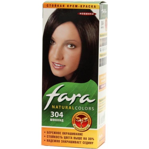 Краска для волос Fara Natural Colors 304 Шоколад