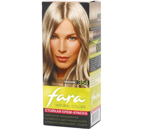 Краска для волос Fara Natural Colors 354 Платина