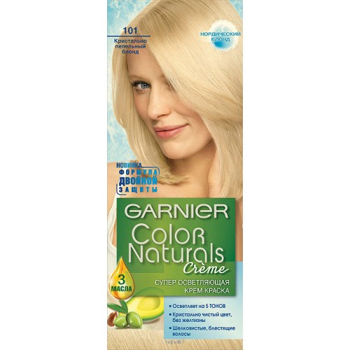 Краска для волос Garnier Color Naturals 101 Кристально-пепельный блонд
