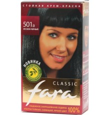 Краска для волос Fara Classic 501а Иссиня-черный