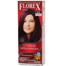 Краска для волос Florex Super 6.0 Баклажан