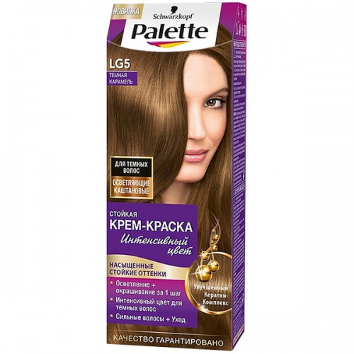 Краска для волос Palette LG5 Темная карамель