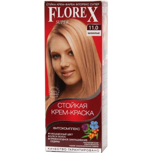 Краска для волос Florex Super 11.0 Белокурый
