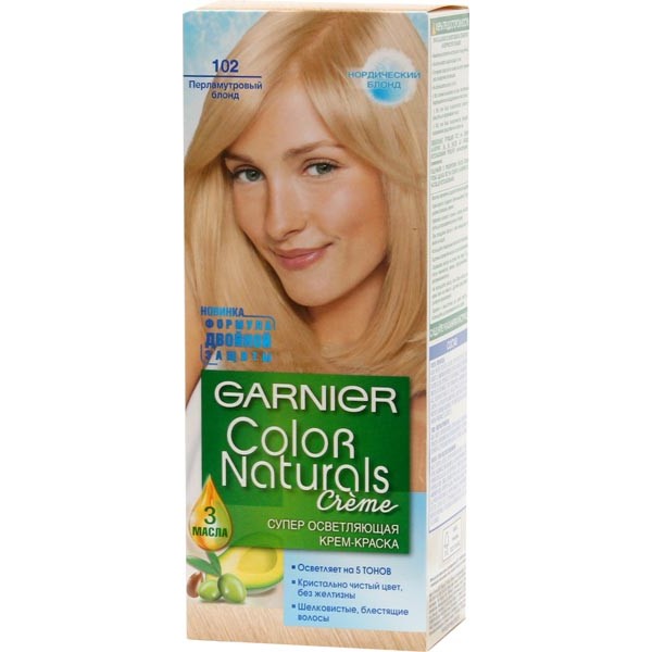 Краска для волос Garnier Color Naturals 102 Перламутровый блонд