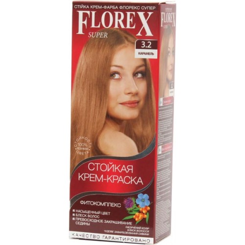 Краска для волос Florex Super 3.2 карамель