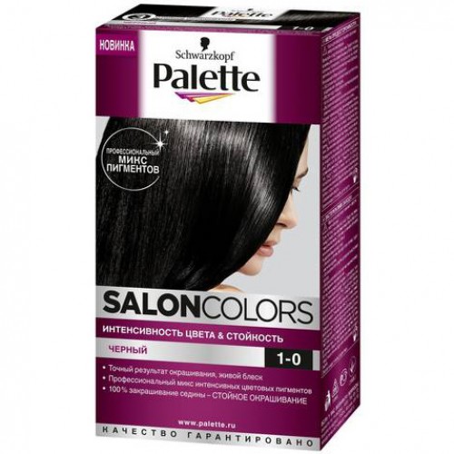 Краска для волос Palette Salon Colors 1-0 Черный
