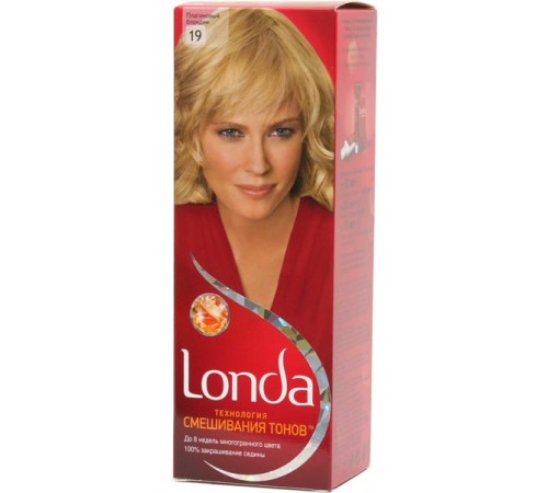 Краска для волос Londa Color 19 Платиновый блондин