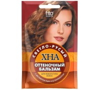 Оттеночный бальзам Хна Светло-Русый с экстрактом льна и Д-пантенола (50 мл)
