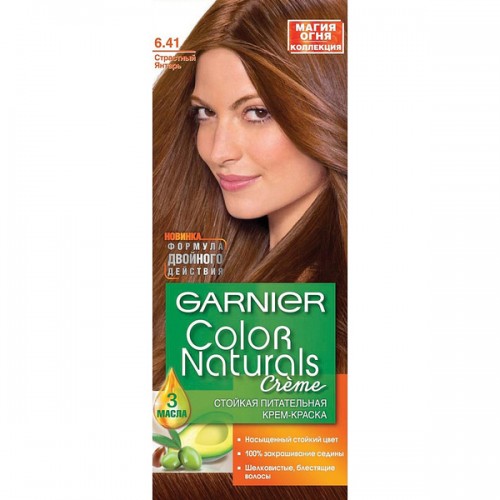 Краска для волос Garnier Color Naturals 6.41 Страстный Янтарь