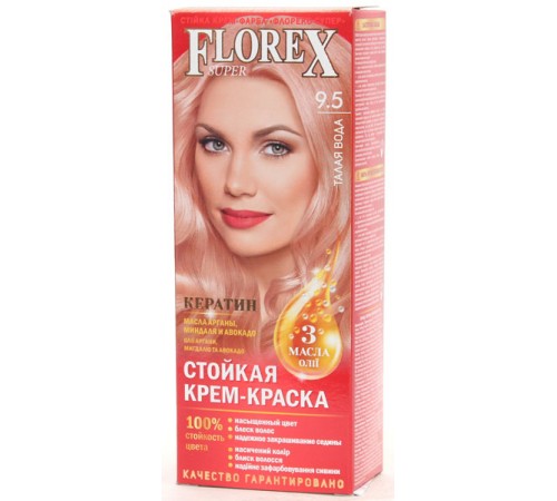 Краска для волос Florex Super 9.5 Талая вода