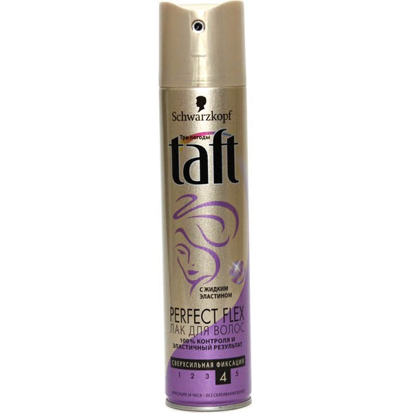 Лак для волос Taft Perfect Flex №4 Сверхсильная фиксация (225 мл) Лак для волос Taft Perfect Flex №4 Сверхсильная фиксация (225 мл)