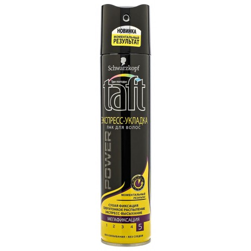 Лак для волос Taft Power Экспресс-Укладка №5 мегафиксация (225 мл)