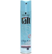 Лак для волос Taft Ultra Pure Без Запаха №4 сверхсильная фиксация (225 мл)